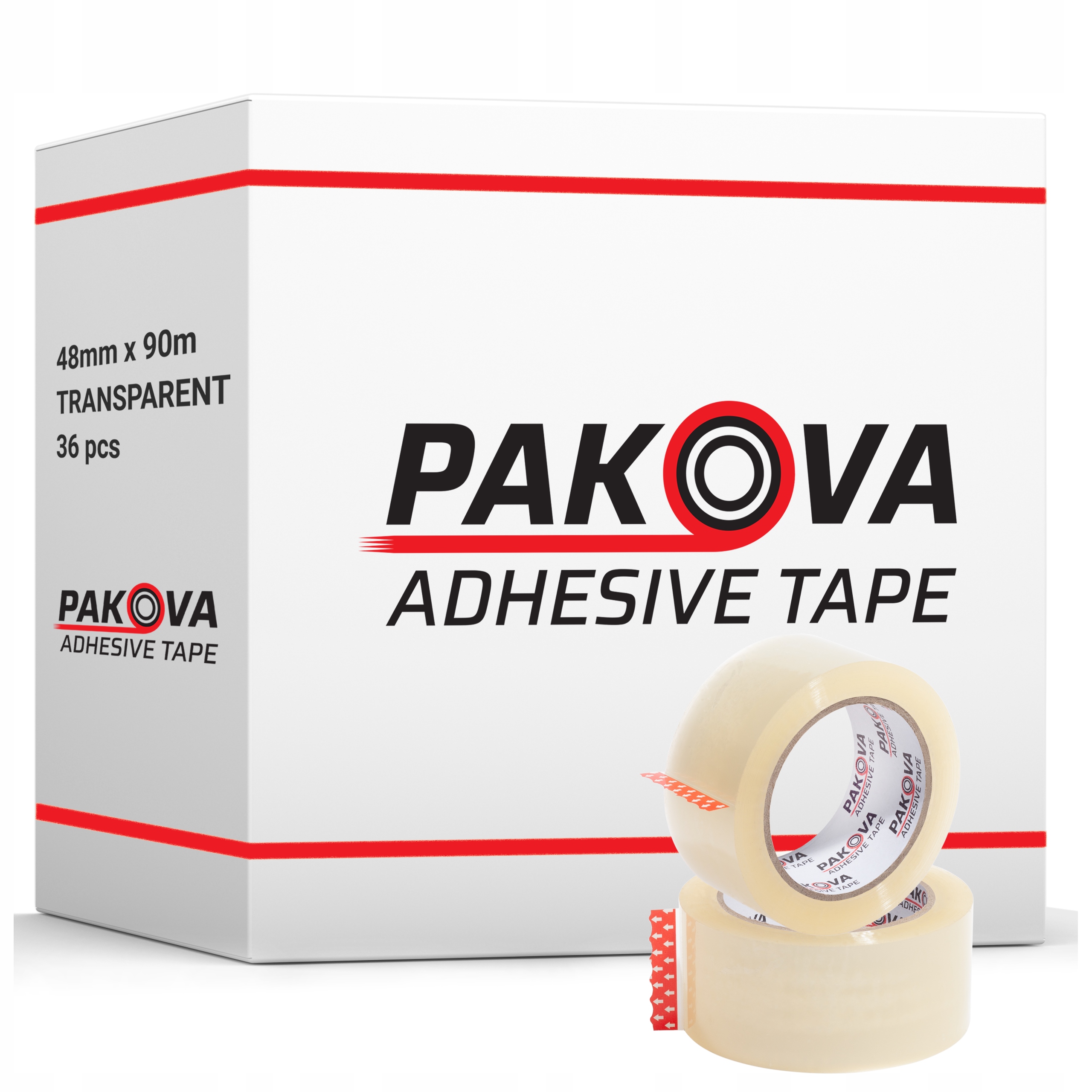 TAŚMA pakowa klejąca 48/100y TAŚMA BEZBARWNA PAKOVA Szerokość 48 mm