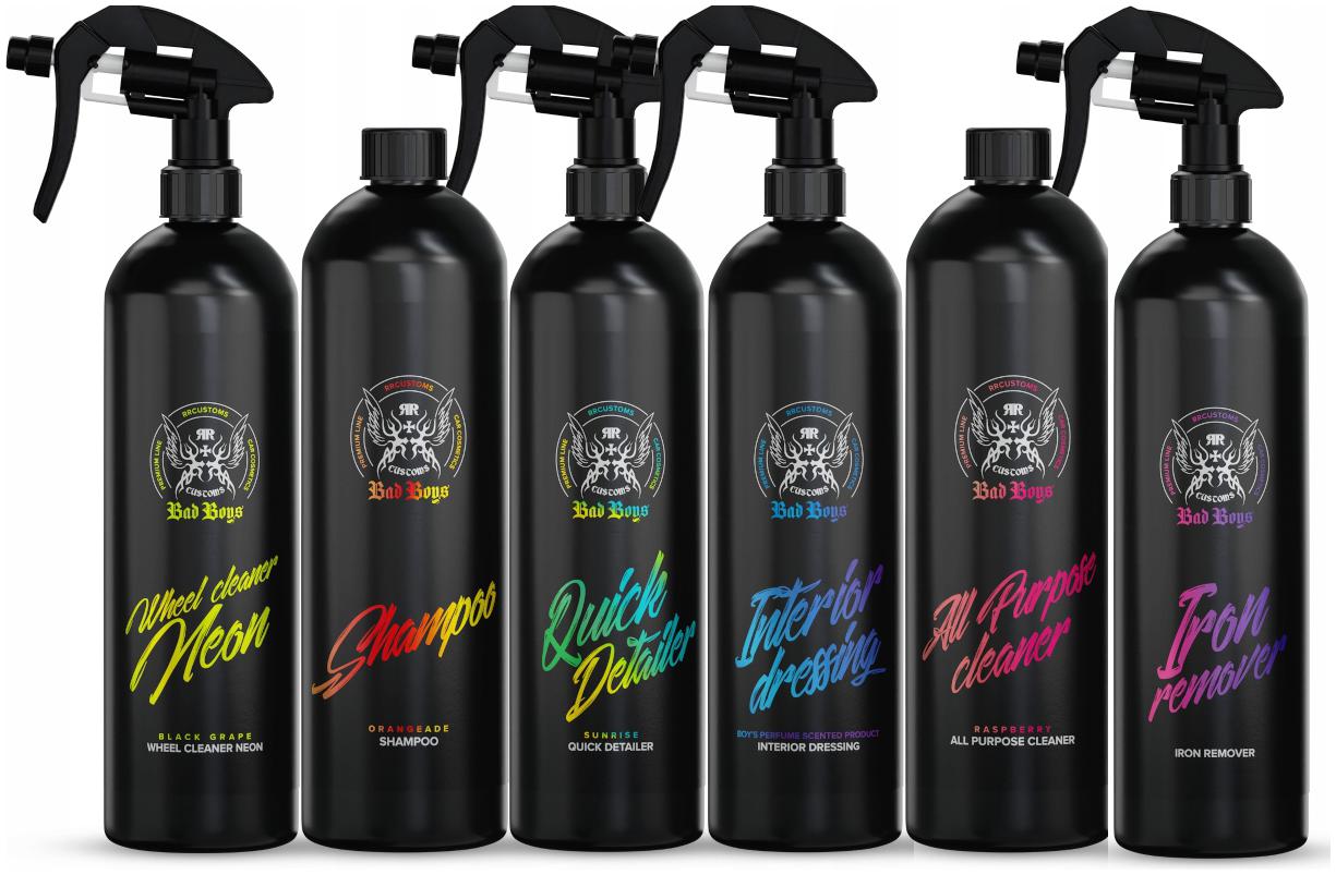 RR Customs RRC Bad Boys Mega Zestaw Kosmetyków Do Auta Detailing Prezent
