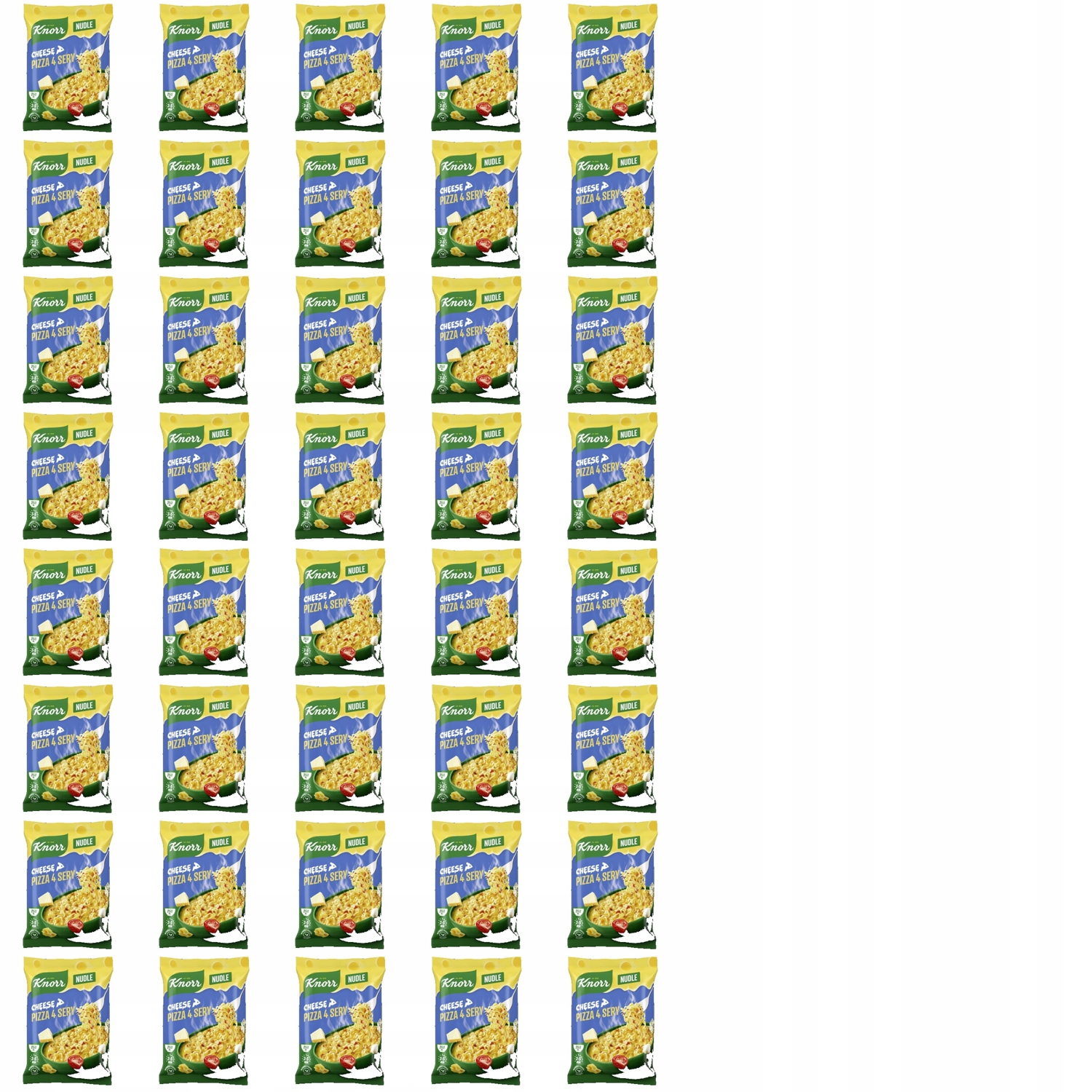 40x 64g Knorr nudle s příchutí sýrové pizzy 4 sýry Karton (Balení)