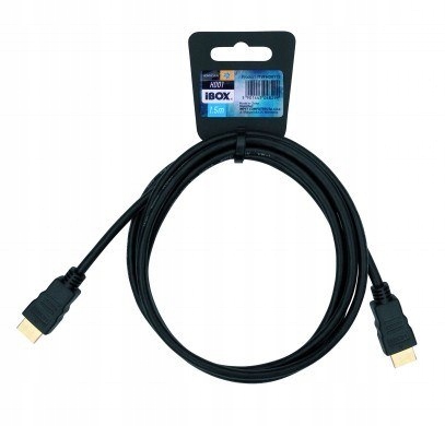 Kabel Ibox Fullhd HD01 1,5M 1.4V 13C+1 ITVFHD0115 (hdmi M Hdmi M; 1,5m; k