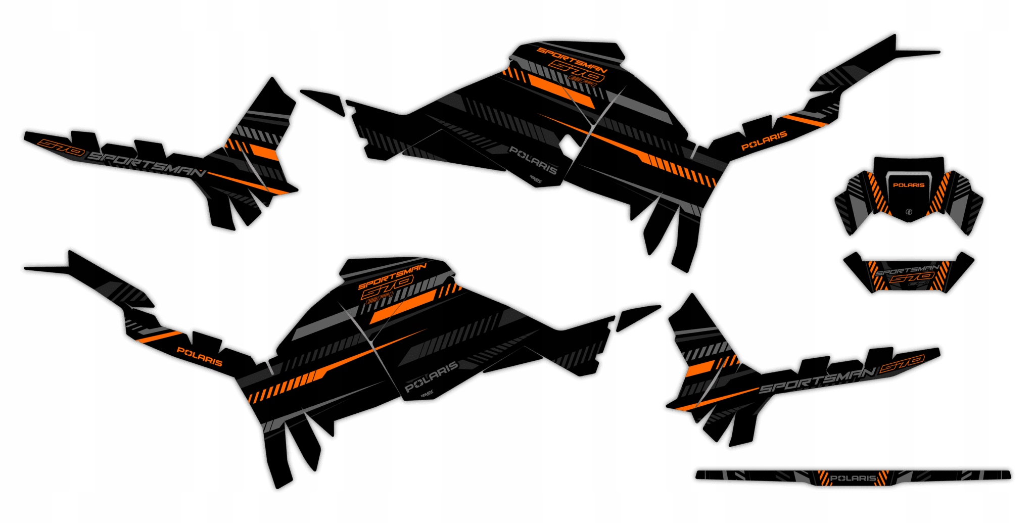 Dýha Samolepky Polaris Sportsman Touring 570 2025+ #4275081