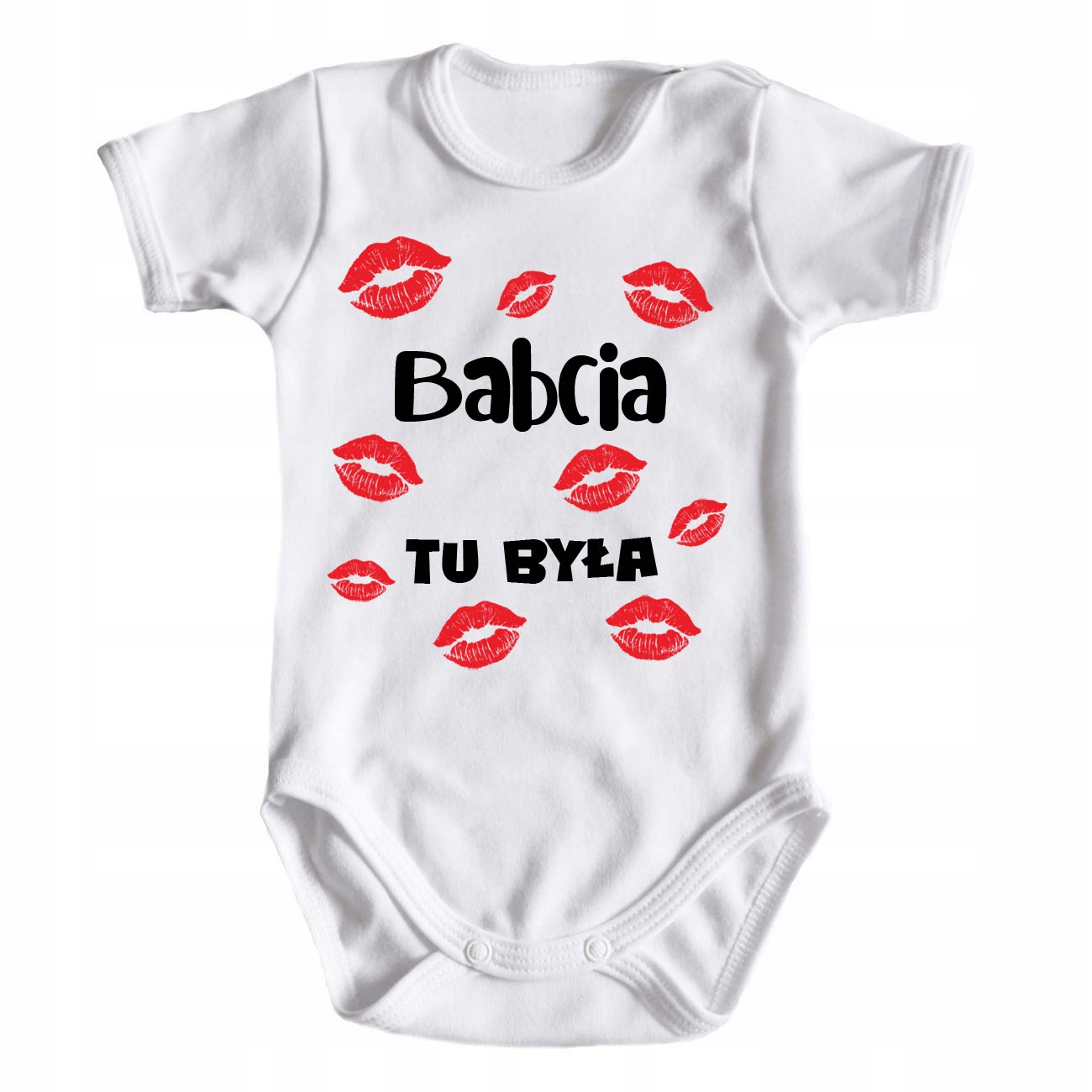 

Body niemowlęce Babcia Tu Była na prezent, Całuski