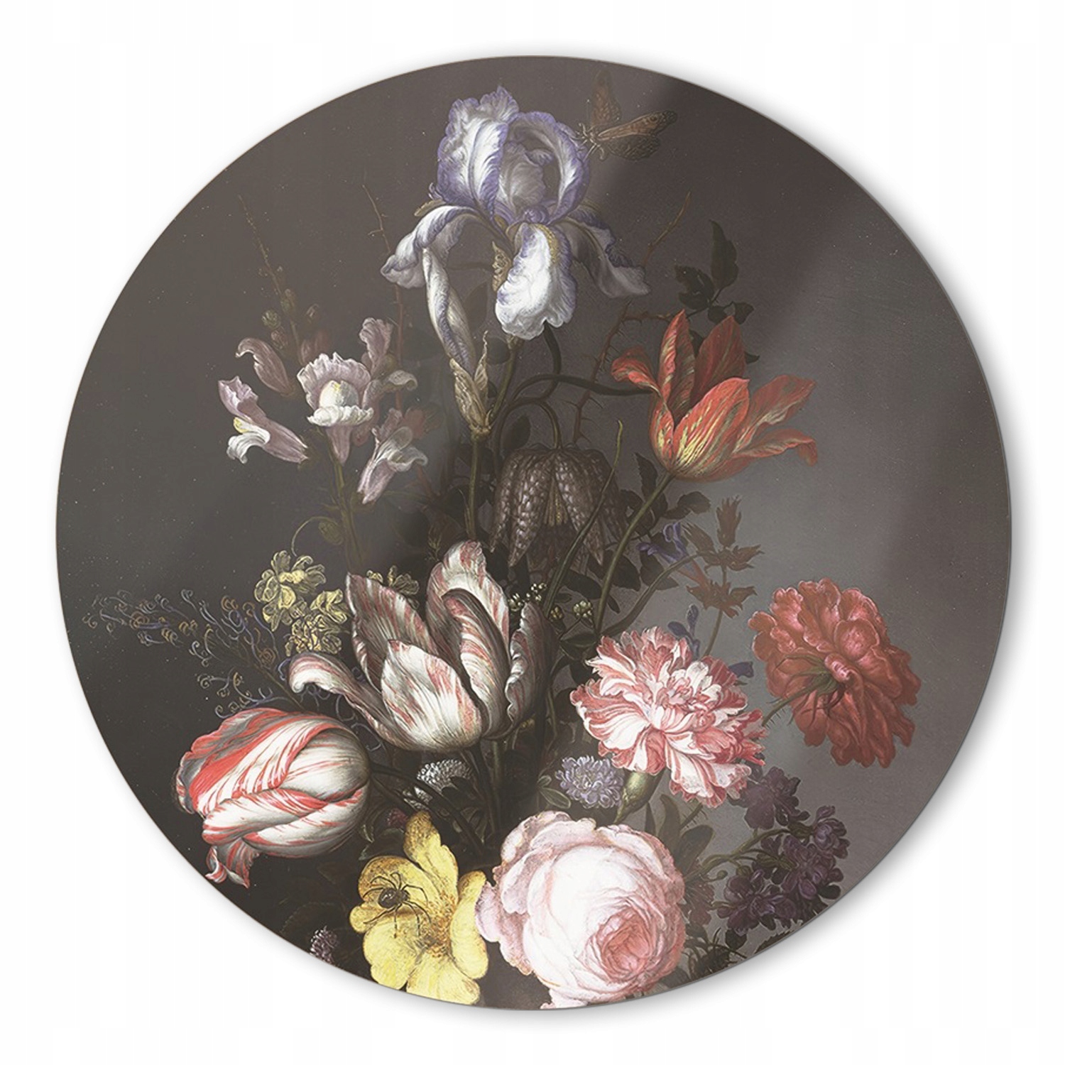 

Szklany dekoracyjny obraz Holenderski bukiet 40 cm