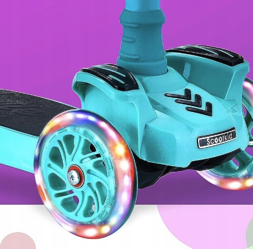 Trójkołowa Hulajnoga Lub Rower 2W1 Od 2DO12LAT Regulowana Hurtle Miętowa