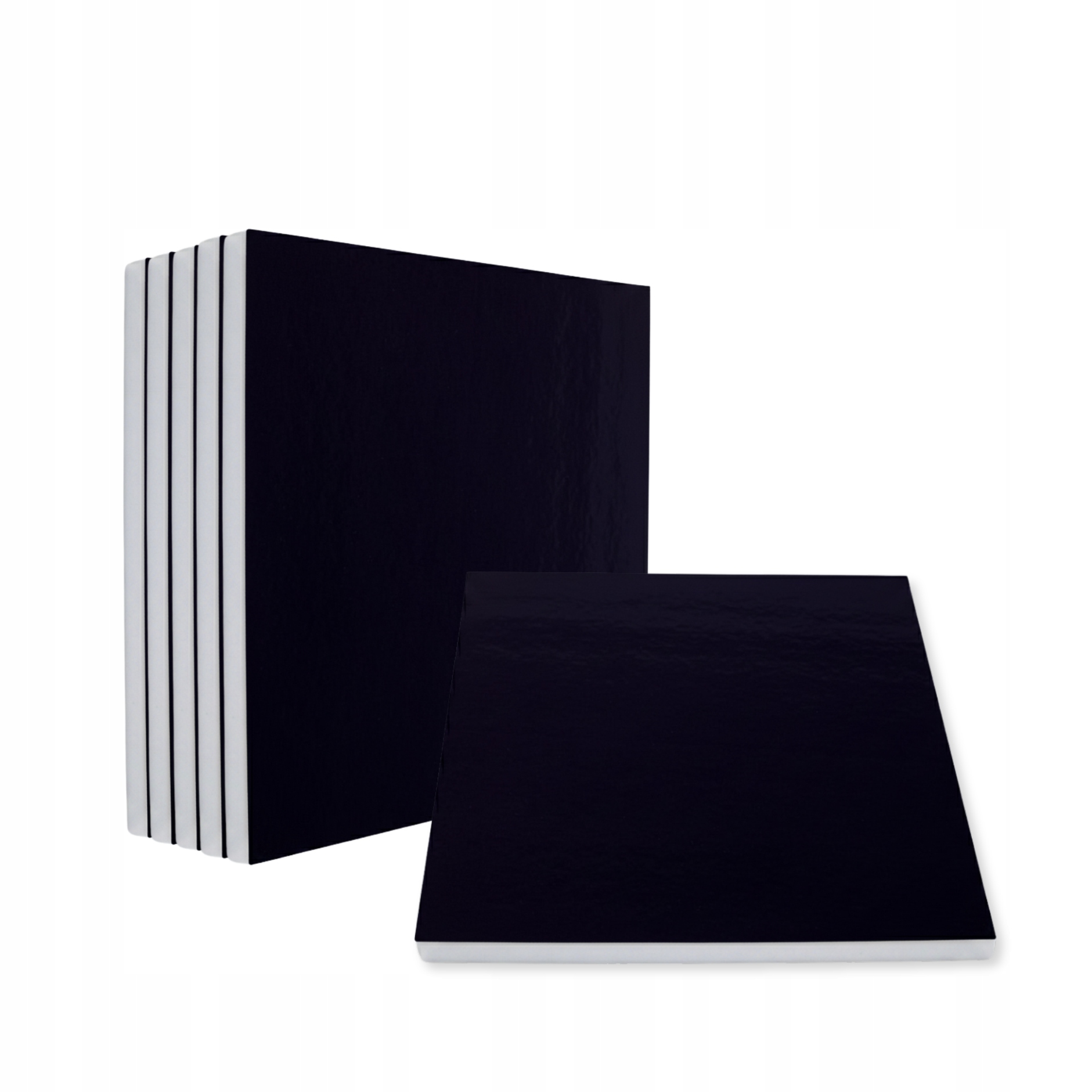 Podkład styrodurowy czarny rozmiar 25x25 cm 25 sztuk