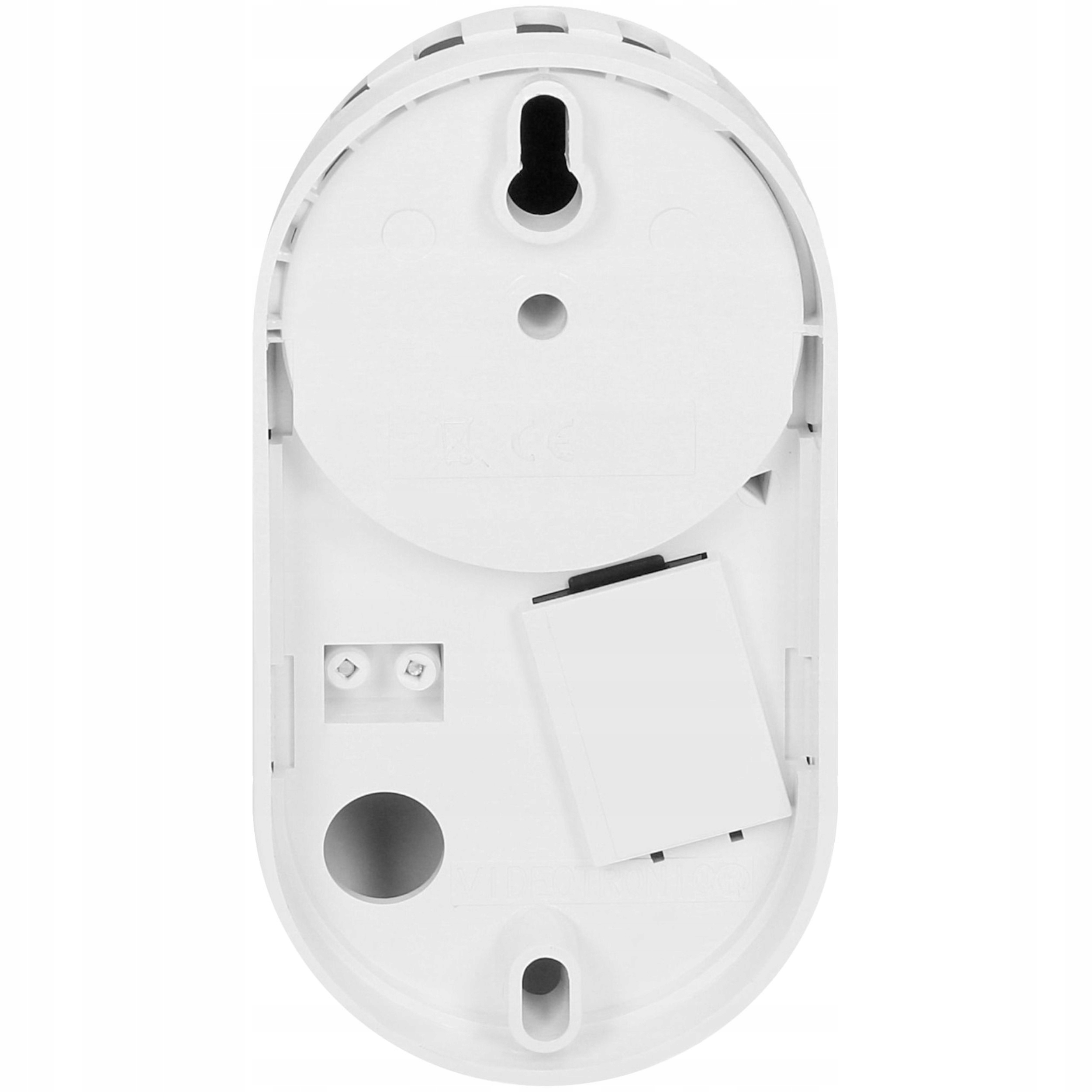 DZWONEK PRZEWODOWY 8V DO DRZWI STANDARD JEDNOTONOWY BIAŁY STANDARD ORNO Marka Orno