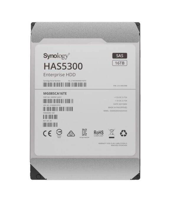 Serverový Disk Sas 3.5" Hdd Synology HAS5300 MG08SCA16TE 16TB