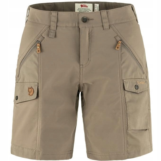 Fjallraven Nikka Shorts Curved W 89731-244 dámské šortky hnědé vel.