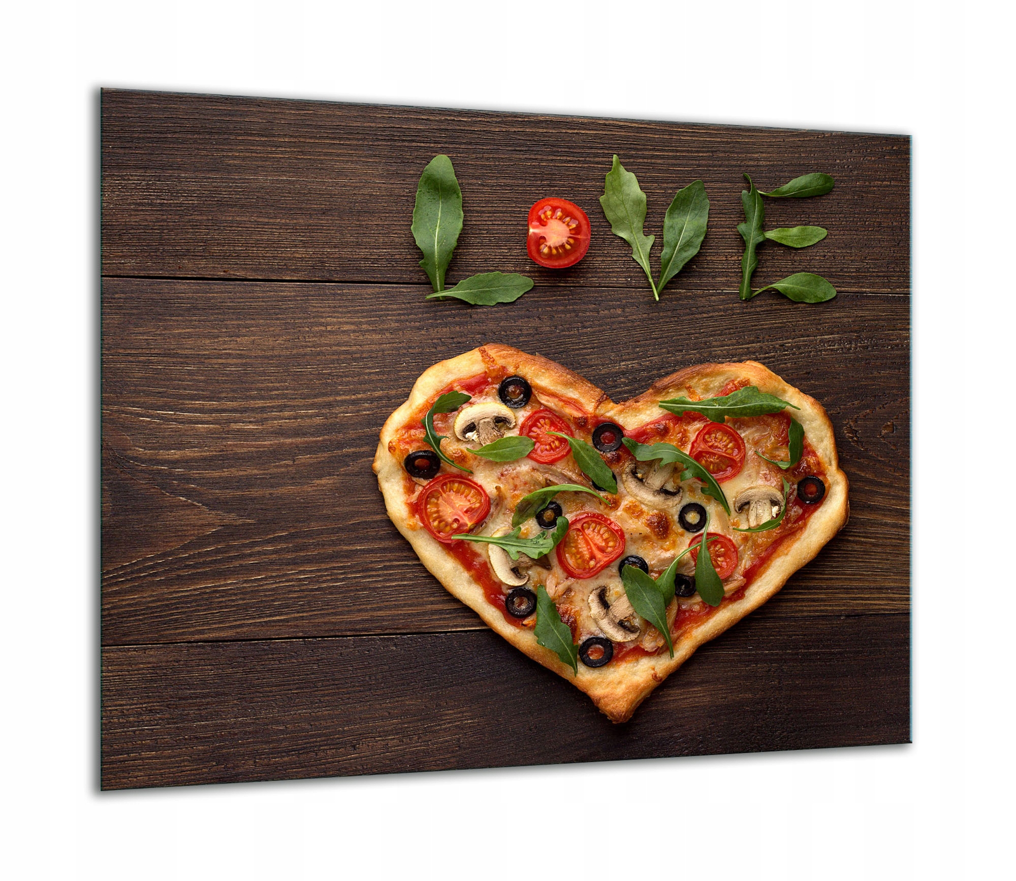 7v1 Skleněná Ochranná Deska Na Sporák 60x52 Pizza