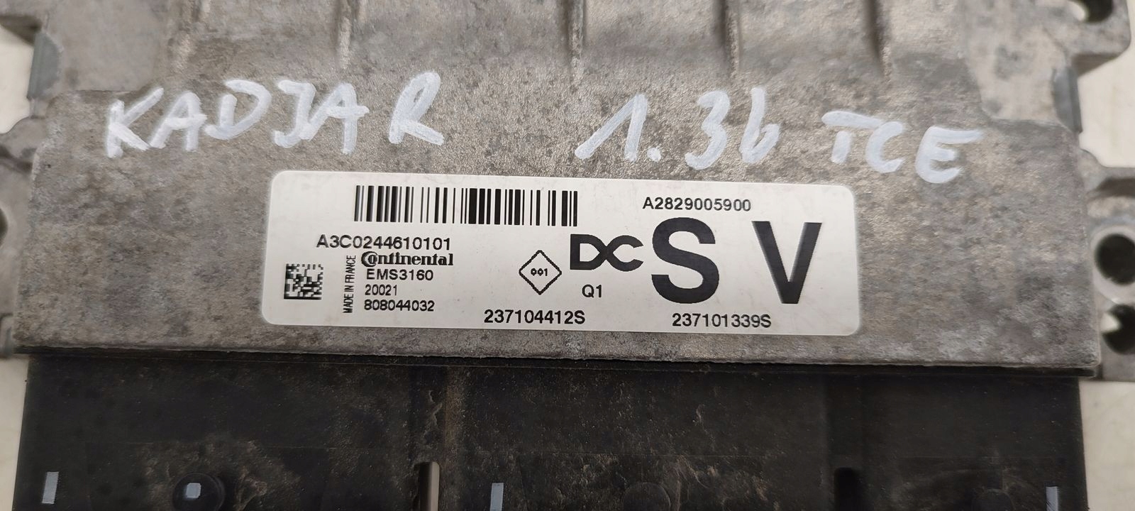 control unit computer of the engine Renault Kadjar 1,3 TCE