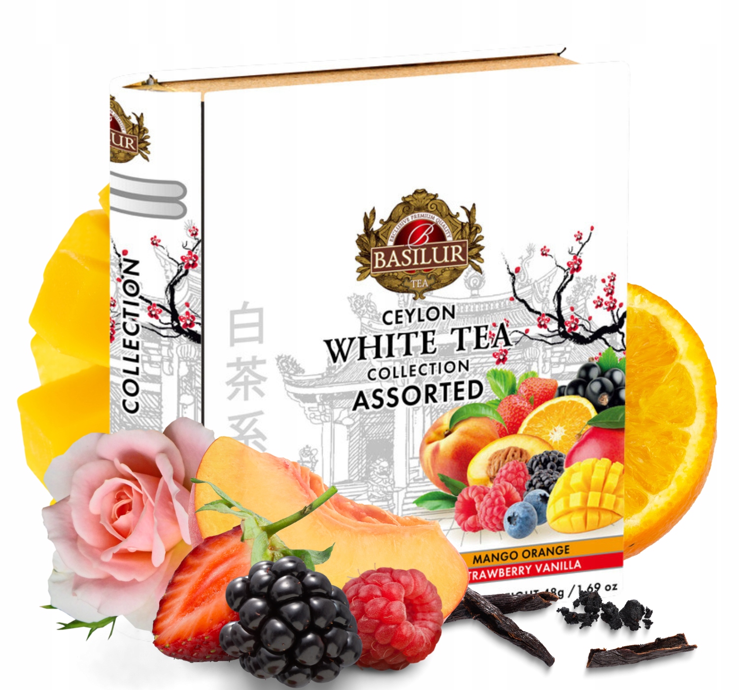 Levně Ovocný Čaj Basilur v sáčku 48 g