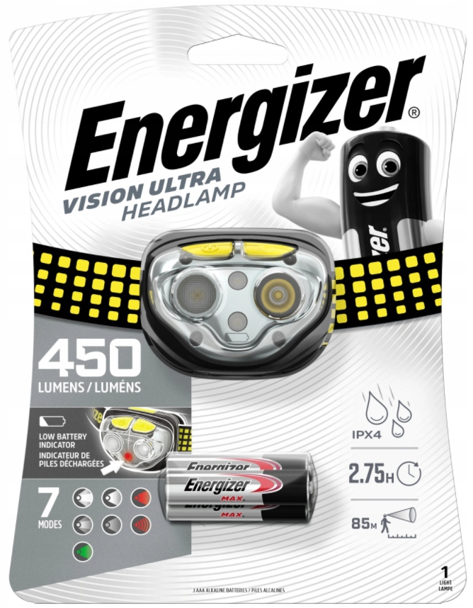 

Latarka Czołowa Energizer Vision Ultra 450lm IPX4
