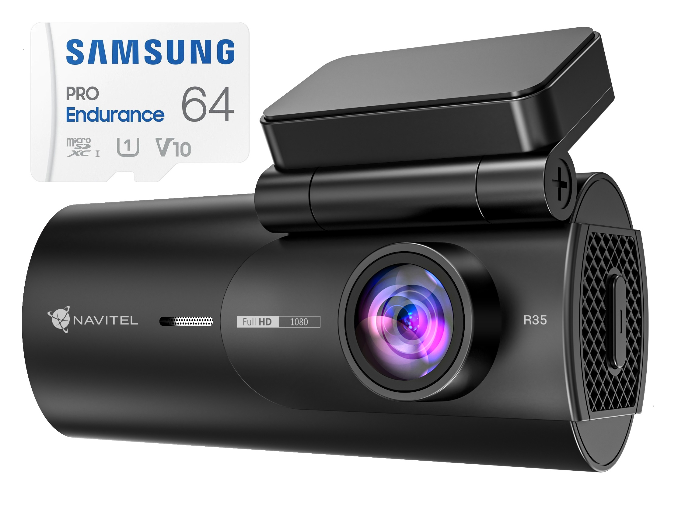 Wideorejestrator Navitel R35 full HD + Karta Samsung Pro Endurance 64 GB
