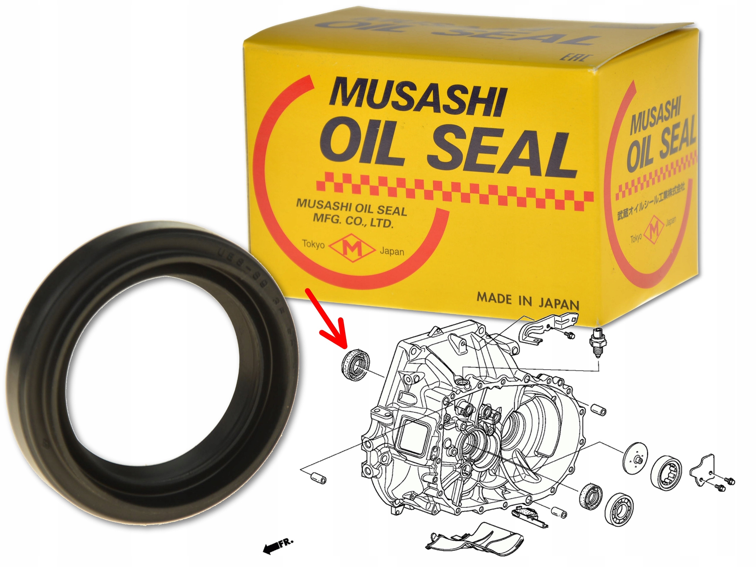 

Honda CIVIC VIII 06-12 Uszczelniacz Półosi Prawej