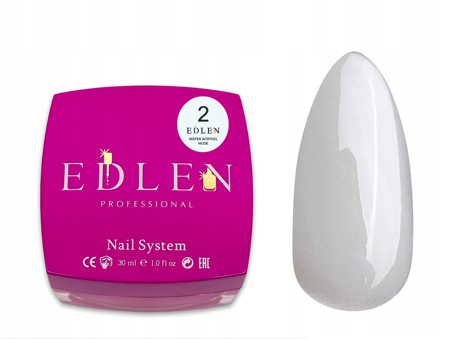 Edlen Vodní Akrygel Nude 02 30 ml.