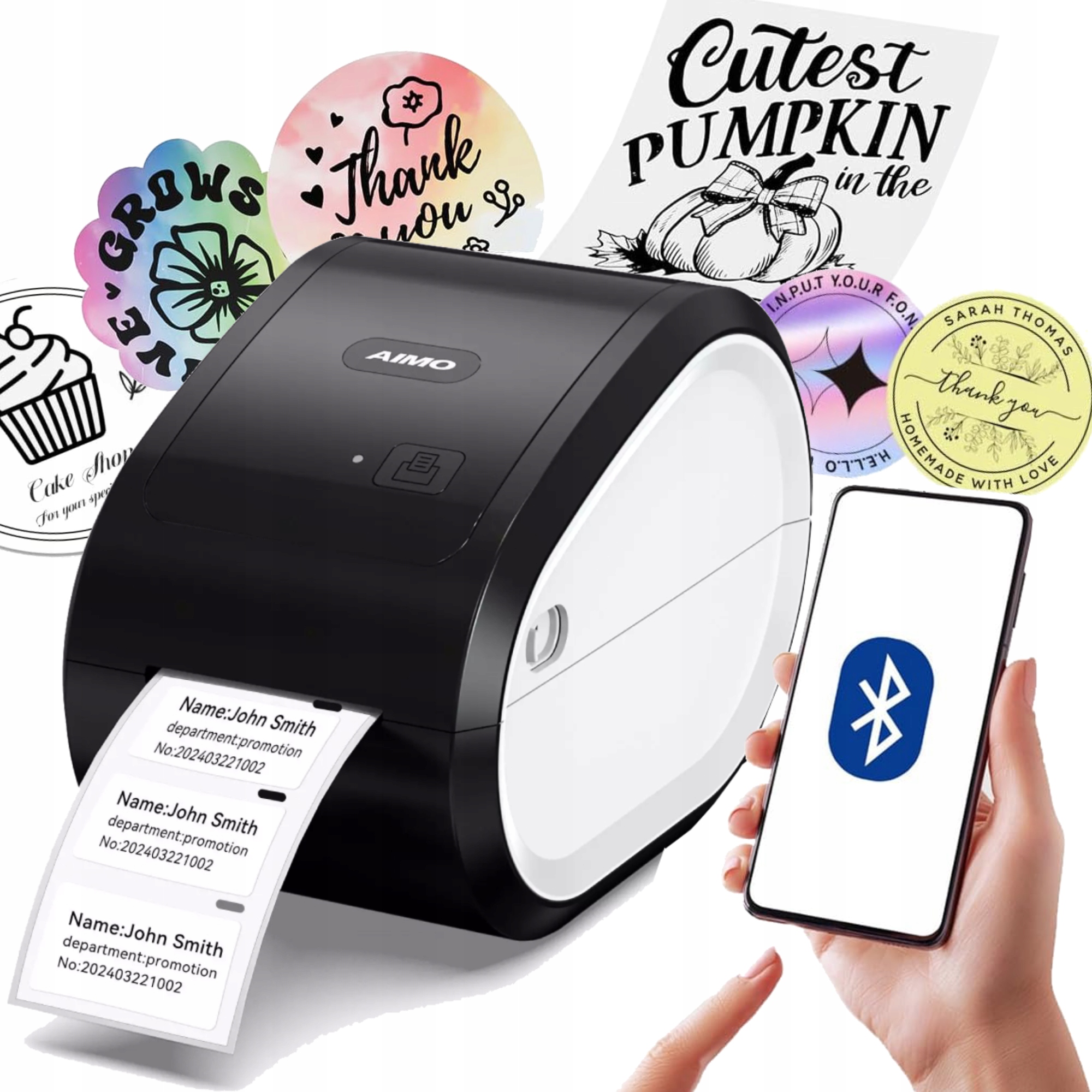 Termotlačiareň nálepiek 650 Pro Lan Ethernet Bluetooth Usb