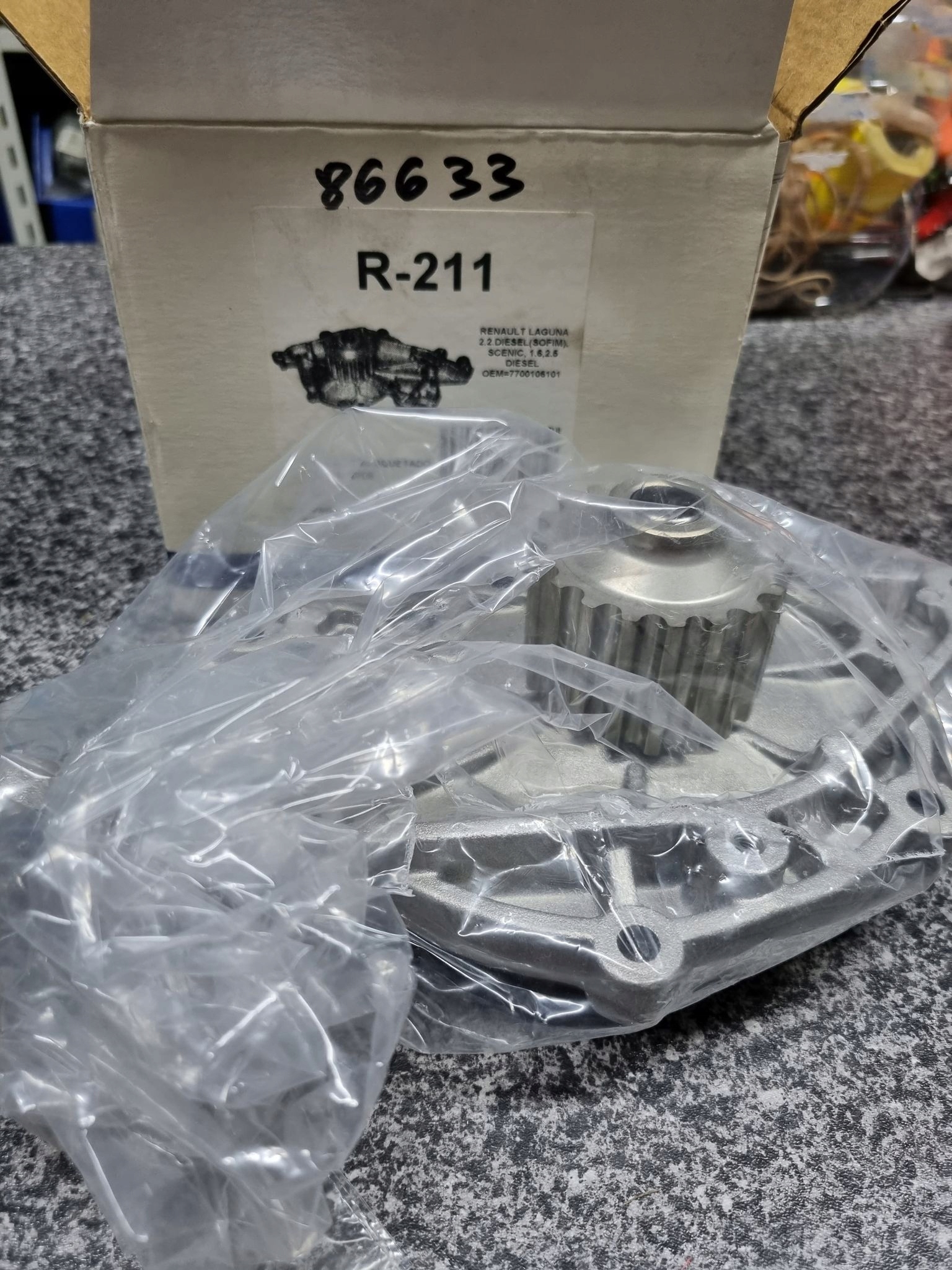 Dolz R211 Pompa wody Renault ESPACE III EAN (GTIN) 8430632182119