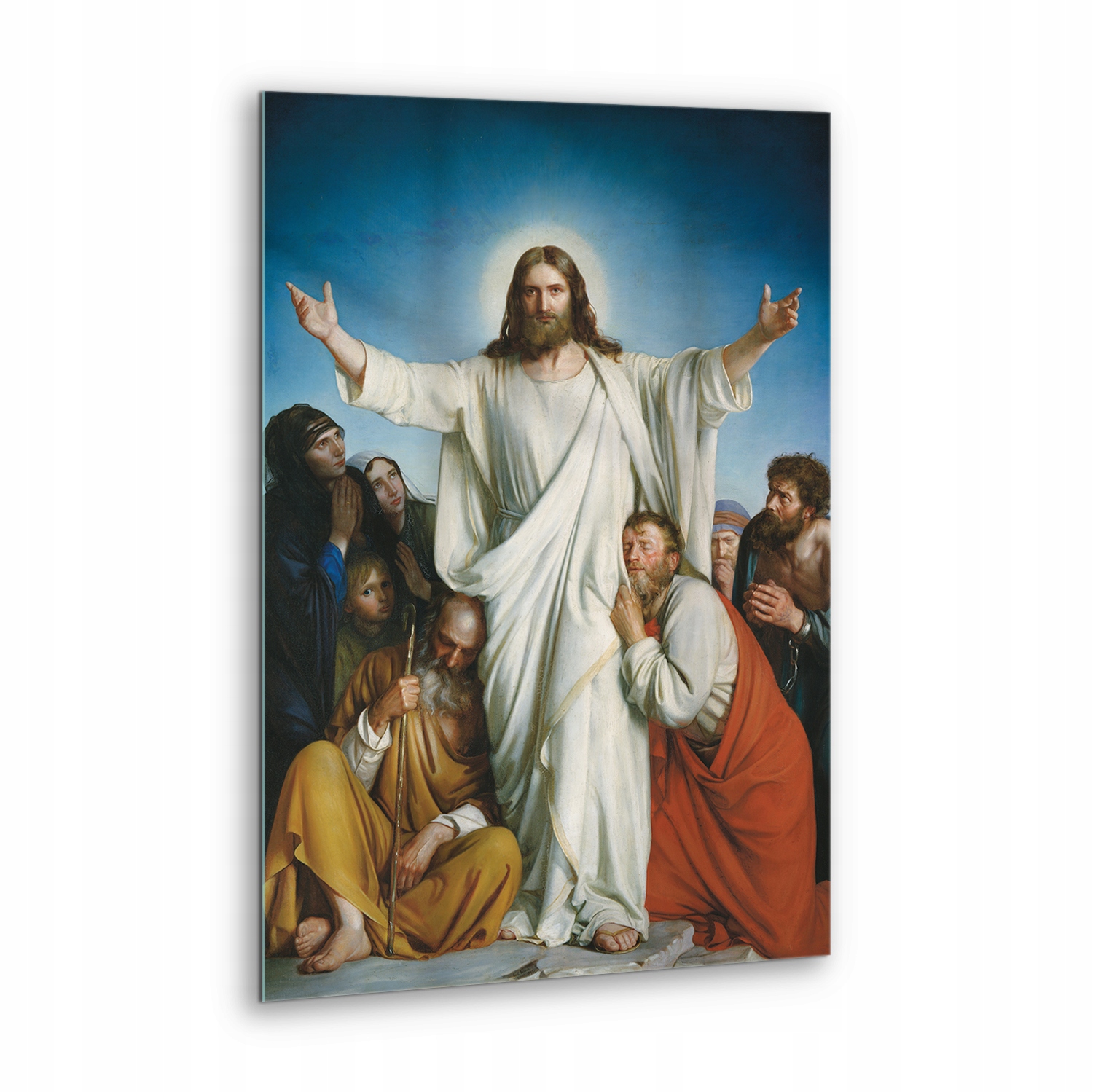 Unikátní obraz na skle Ježíši Ty o to postaráš