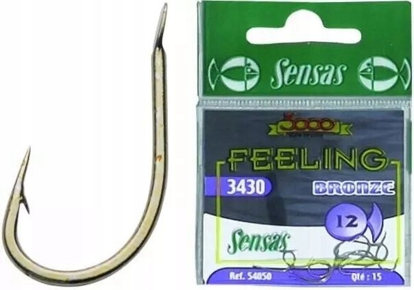 Haczyki Sensas 3430 Bronze Rozmiar 10 Haki
