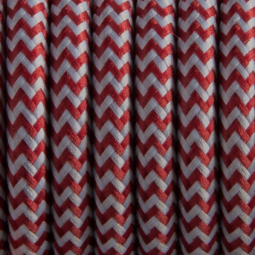 

Przewód w oplocie kabel dekoracyjny zebra 2X075