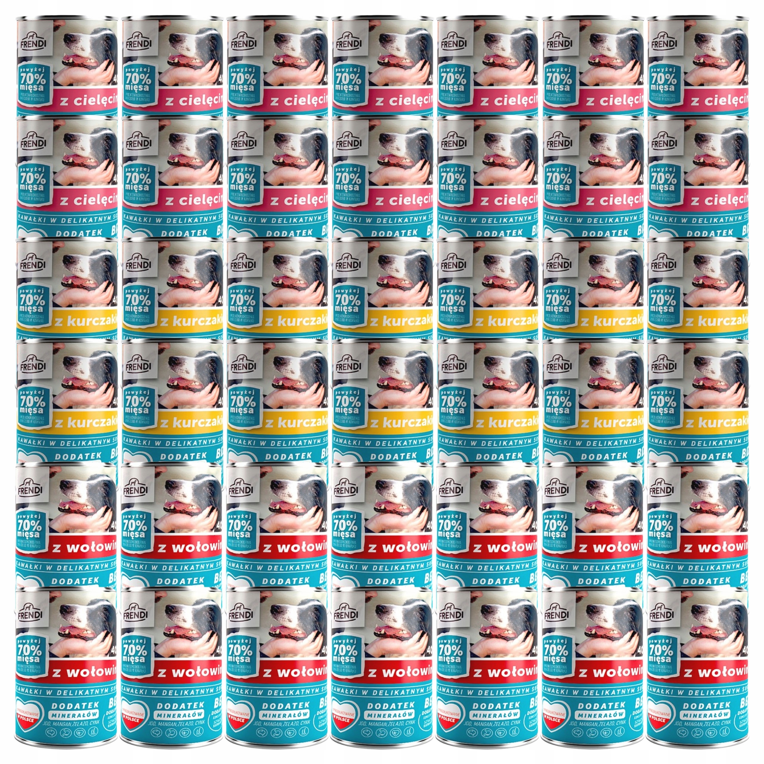 Frendi Plechovka krmivo mokré pro psa mix chutí 42 x 400 g