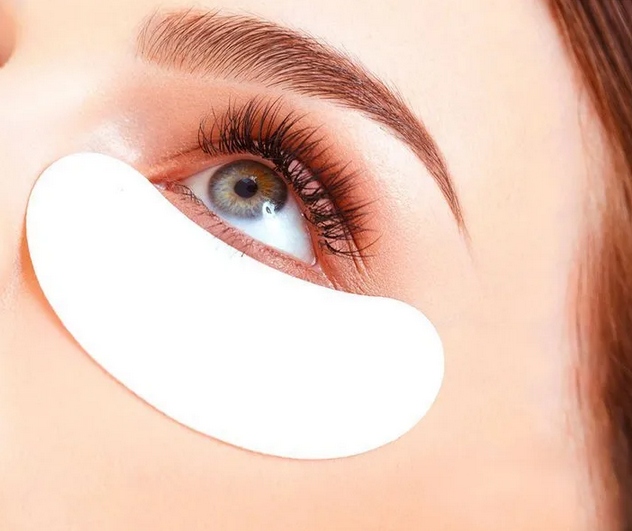 PŁATKI ŻELOWE POD OCZY DO PRZEDŁUŻANIA RZĘS x 100SZT srebrnE Marka Premium Lashes