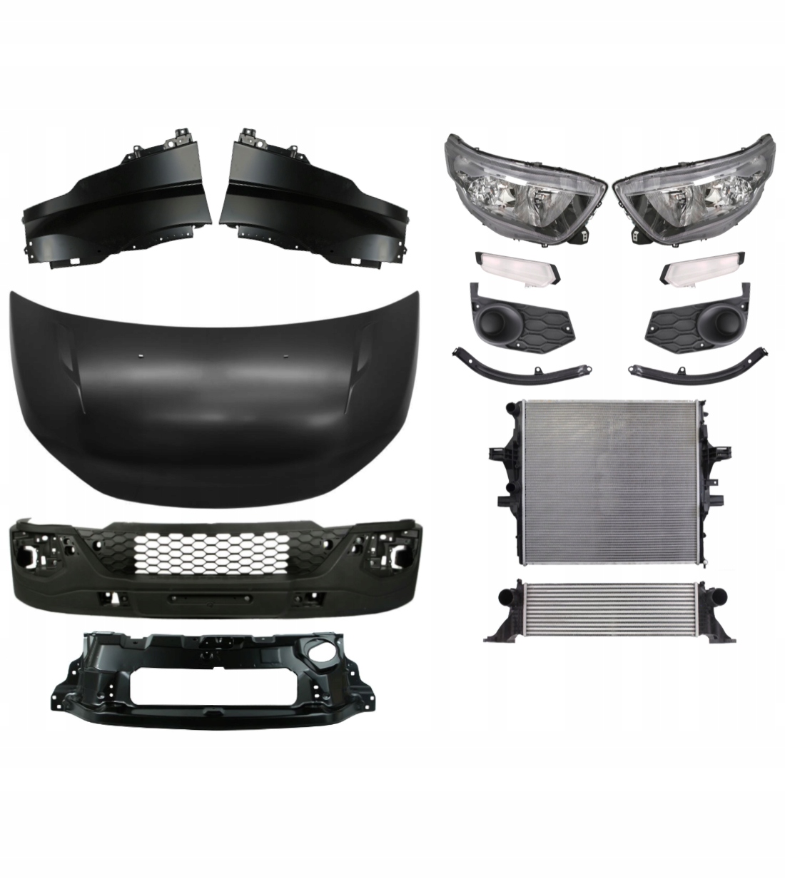 Iveco Daily 14- Maska Zderzak Błotnik Pas ZESTAW CZĘŚCI