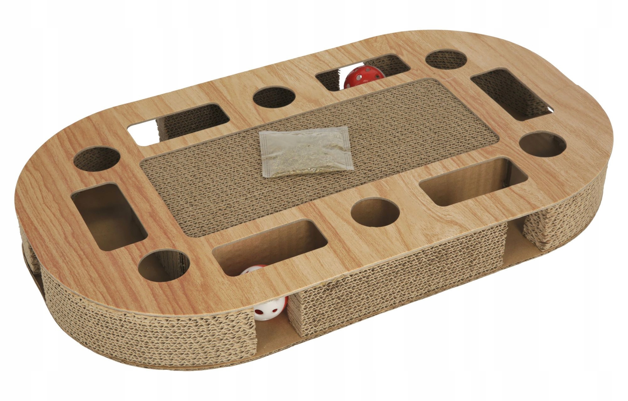 Levně Škrabadlo pro kočky Ovalo, 52 x 31 x 8,5 cm, Kerbl