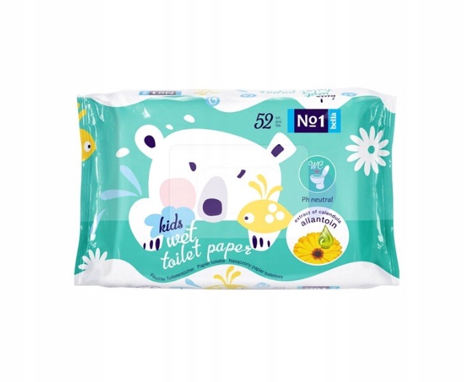 

Bella No1 Kids Papier toaletowy nasączony 52 szt.