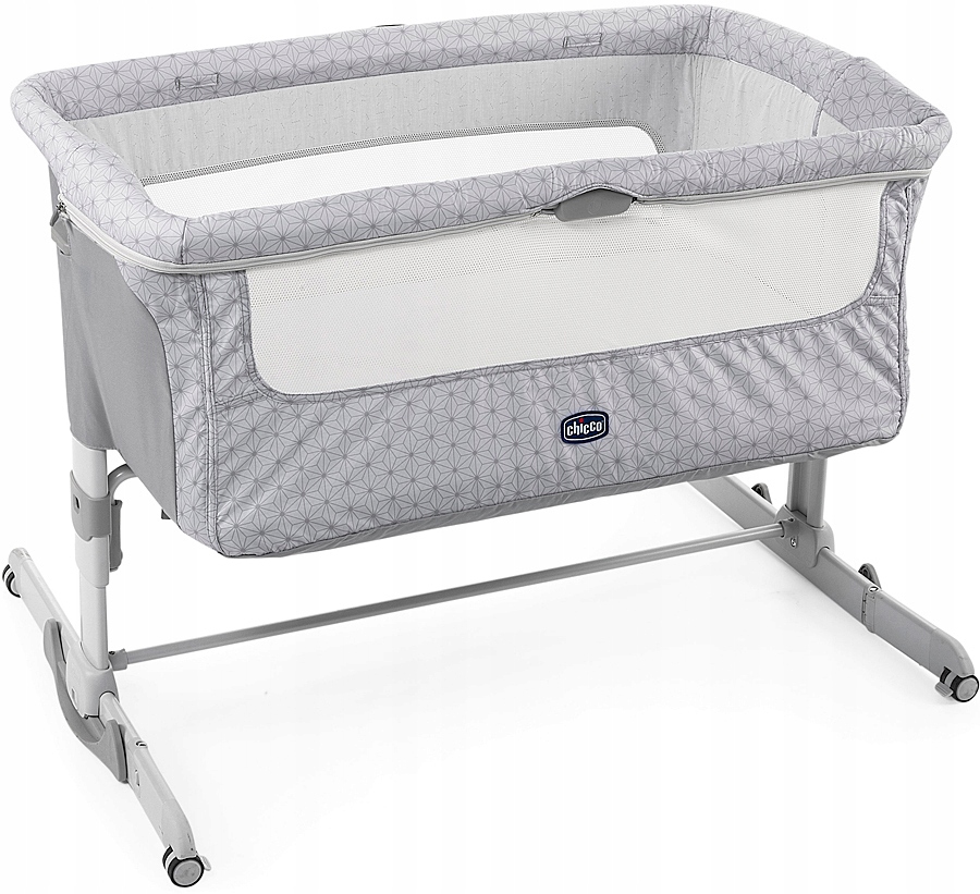Łóżeczko dostawne dostawka Next2Me Dream Chicco Silver