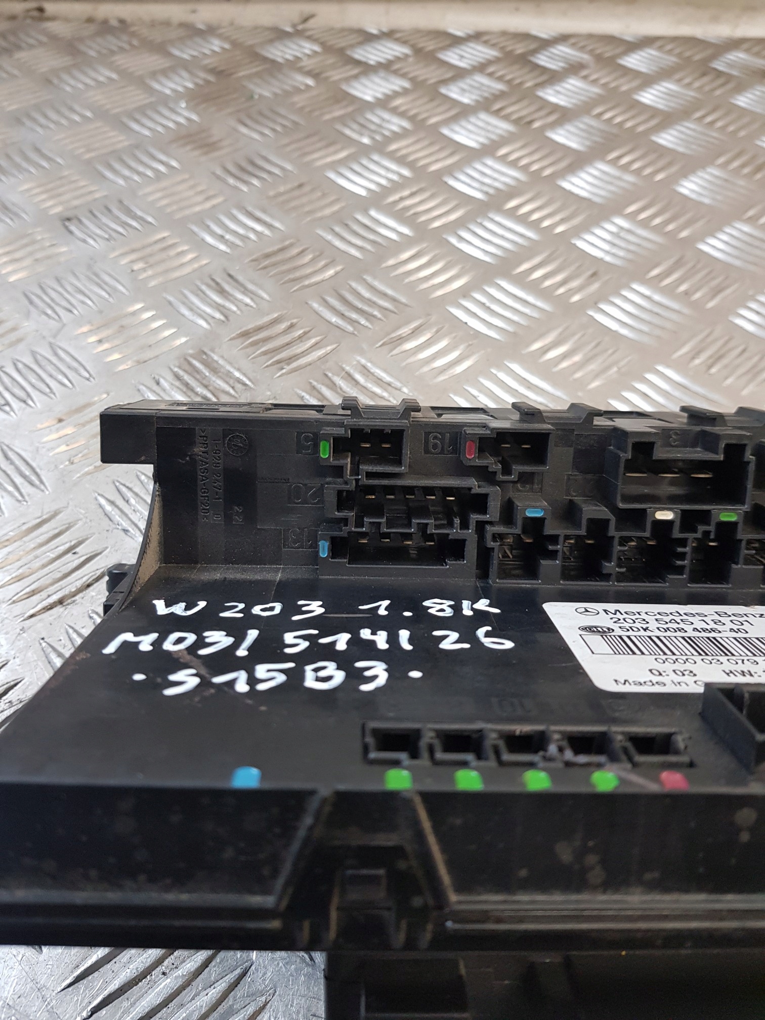 modulo SAM 2035451801 modulo HAKA 0315457232 MERCEDES W203 1.8K 03R