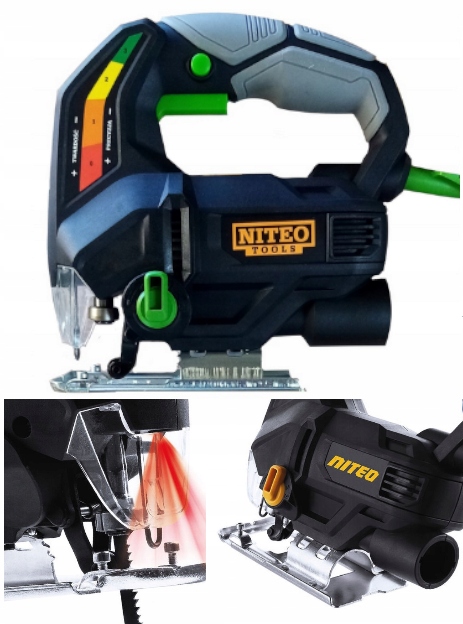 Wyrzynarka Z Laserem Przecinarka Piła Drewna Niteo Tools elektryczna