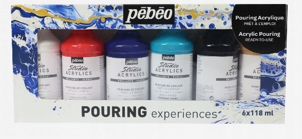 Sada barev Experiences Pouring akryl 6x118 ml.