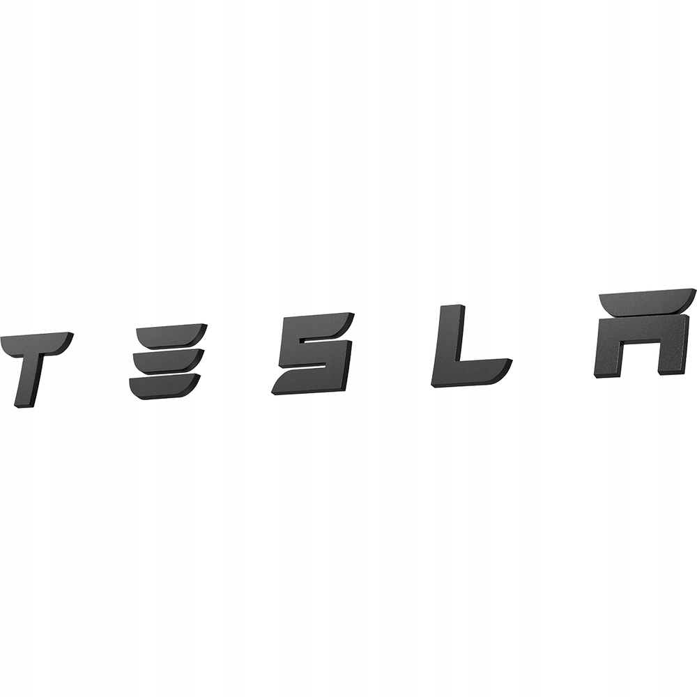 Osłona na emblemat logo tylnej klapy do Tesla 3 Highland, Spigen, matowa