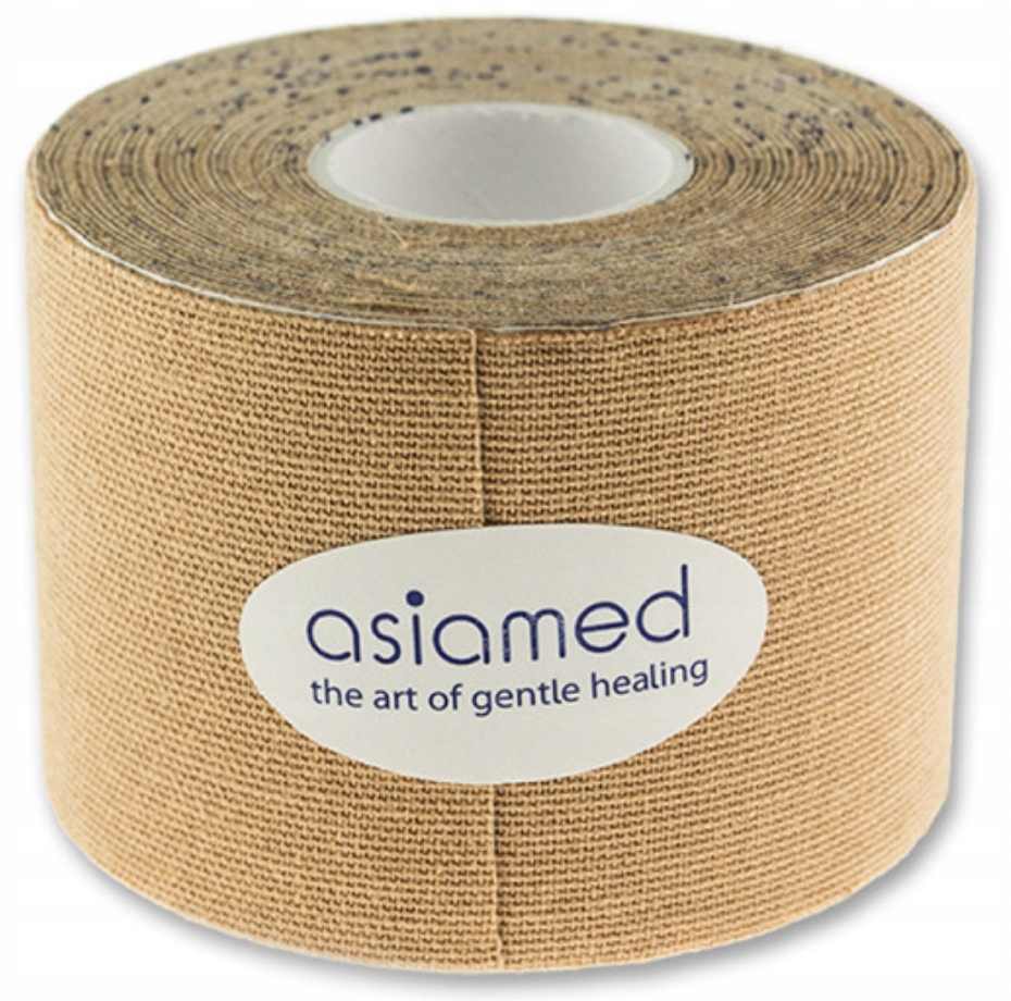 

Kinesiotaping Plastry Tape Taśma Asiamed beżowa