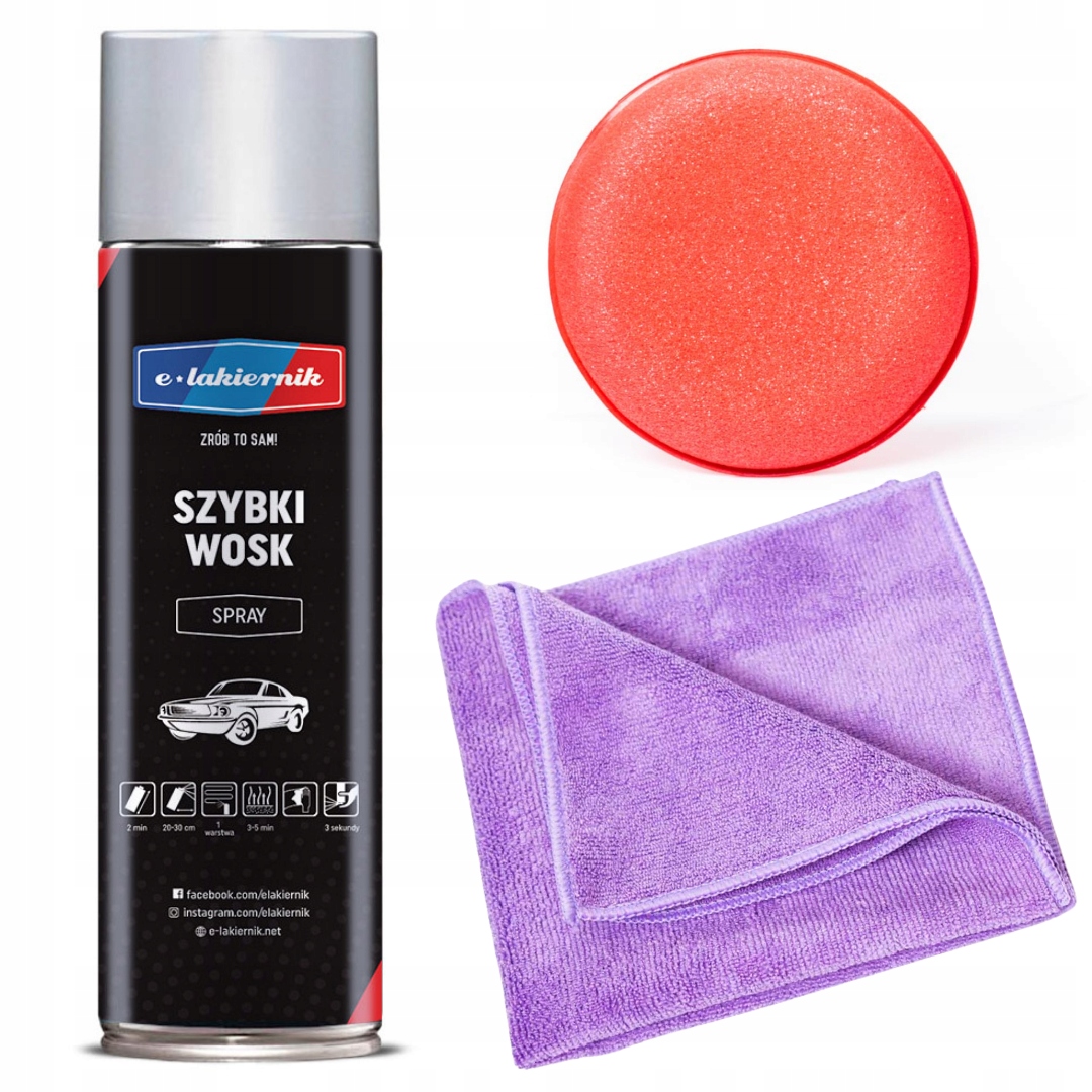 

e-lakiernik Wosk Do Samochodu Mikrofibra Aplikator