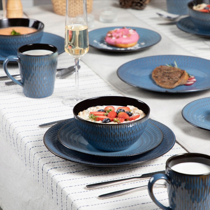 Zastawa obiadowa Vancasso PLUVO 16szt/ 4 osób Liczba osób 4