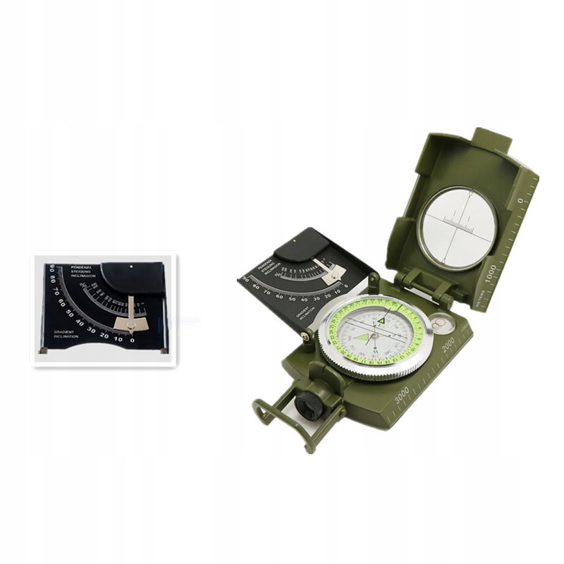KOMPAS PRYZMATYCZNY WOJSKOWA PROFESJONALNY BUSOLA Marka inna marka
