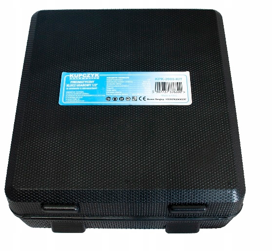 Klucz Pneumatyczny Udarowy Kupczyk 1/2 KPK-2000 + Nasadki Waga narzędzia 2.08 kg