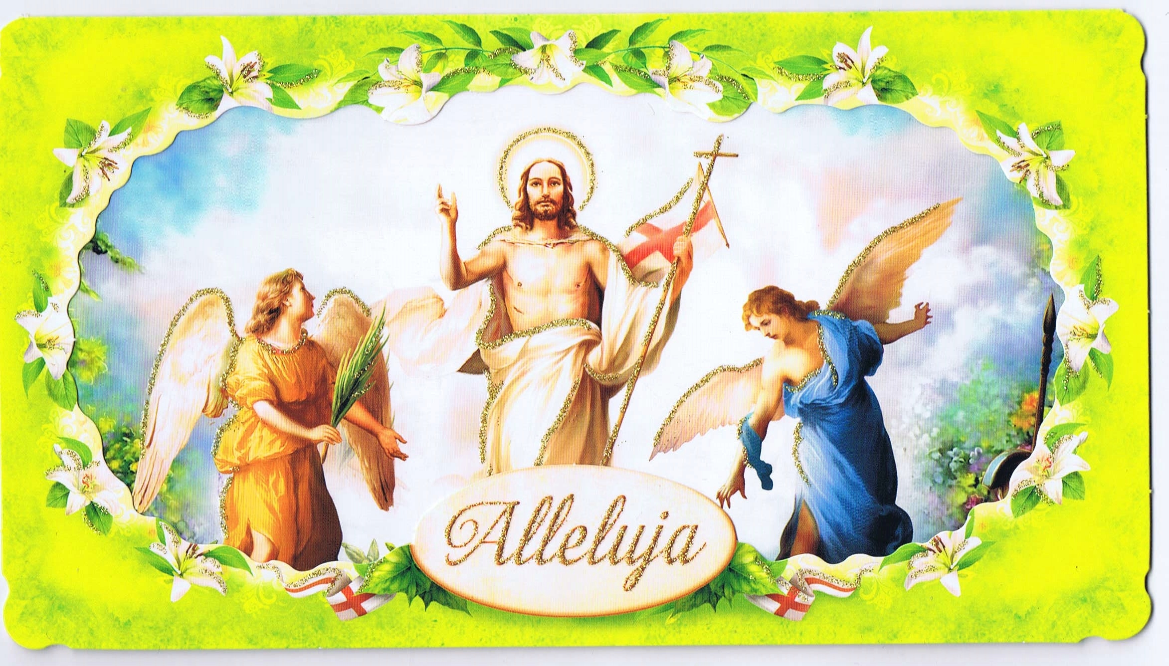 KARNET LAURKA KARTKA WIELKANOC PRZESTRZENNA