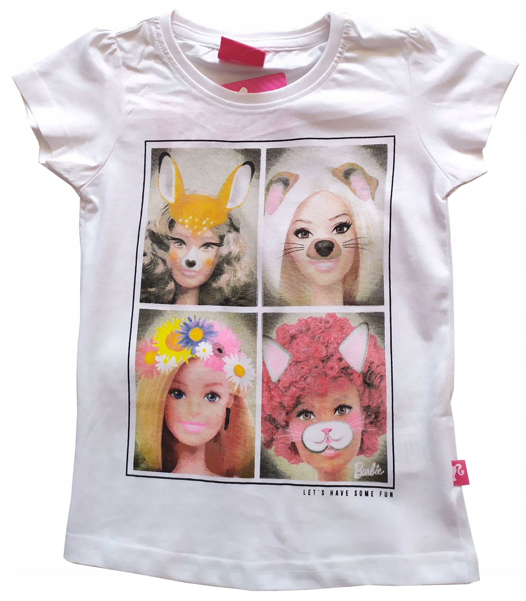 

Barbie bluzka bluzeczka biała 116