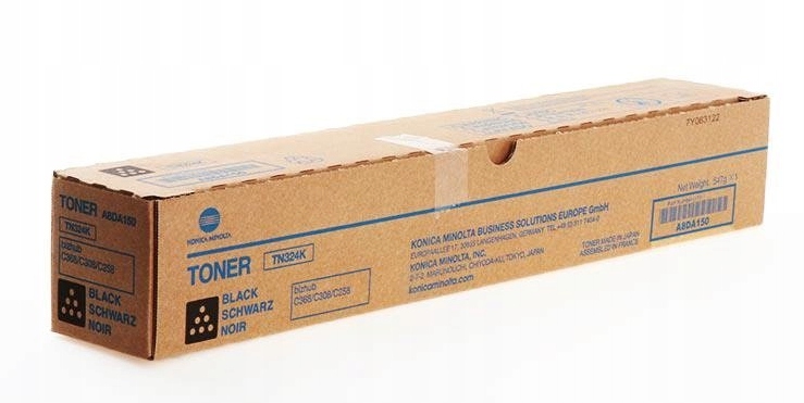 Nový toner Konica Minolta TN324K Black A8DA1D0 Bizhub C258 C308 Ineo+ 308