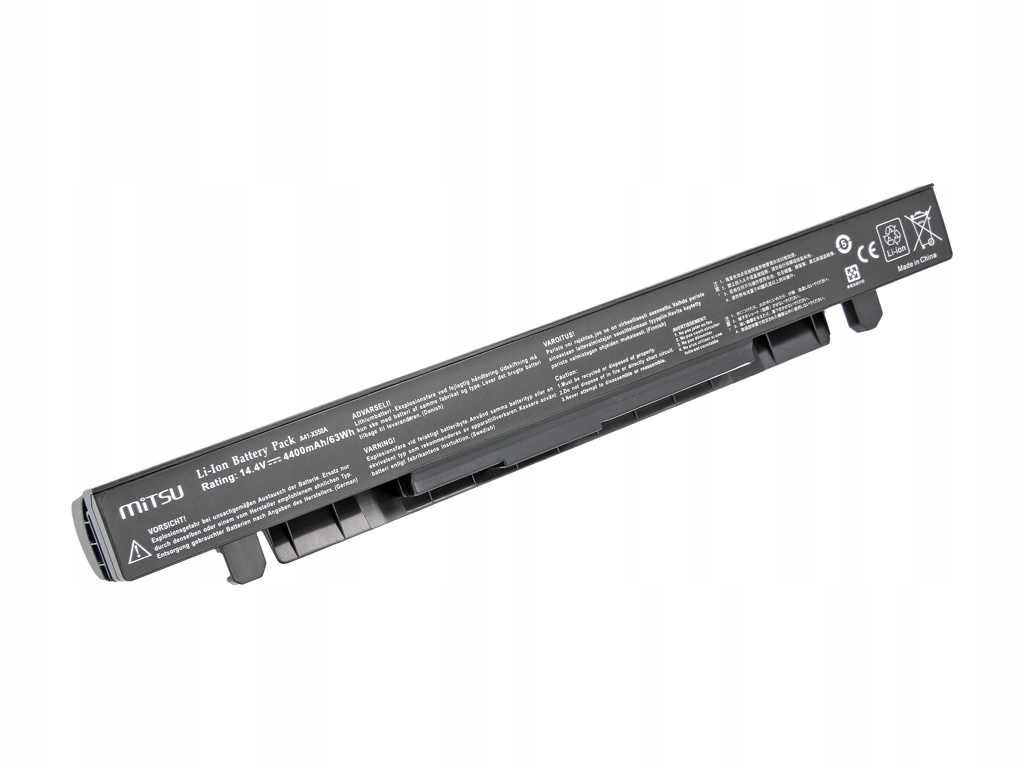 Bateria Mitsu do Asus X550 A450 F450 K550 (4400mAh)