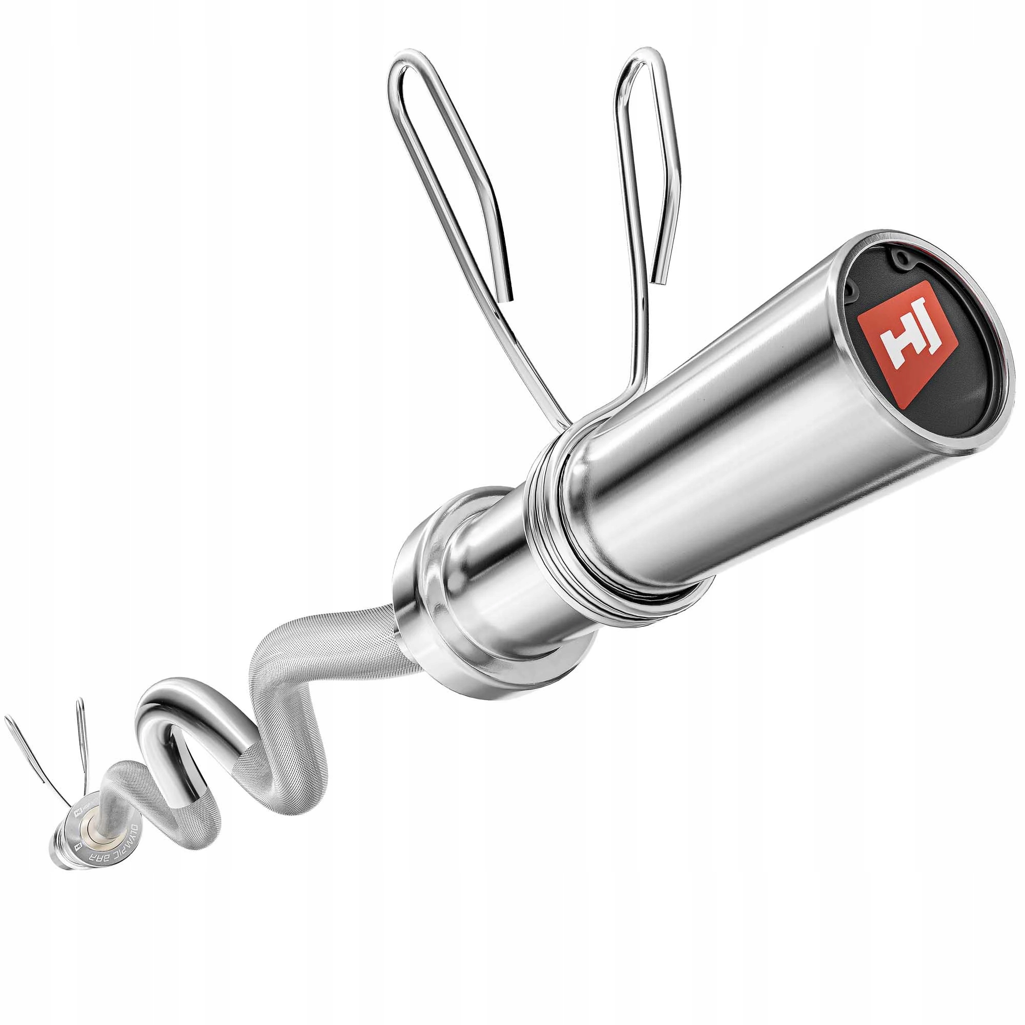 Olympijská tyč silně ohýbaná Hs 120/50 s objímkou