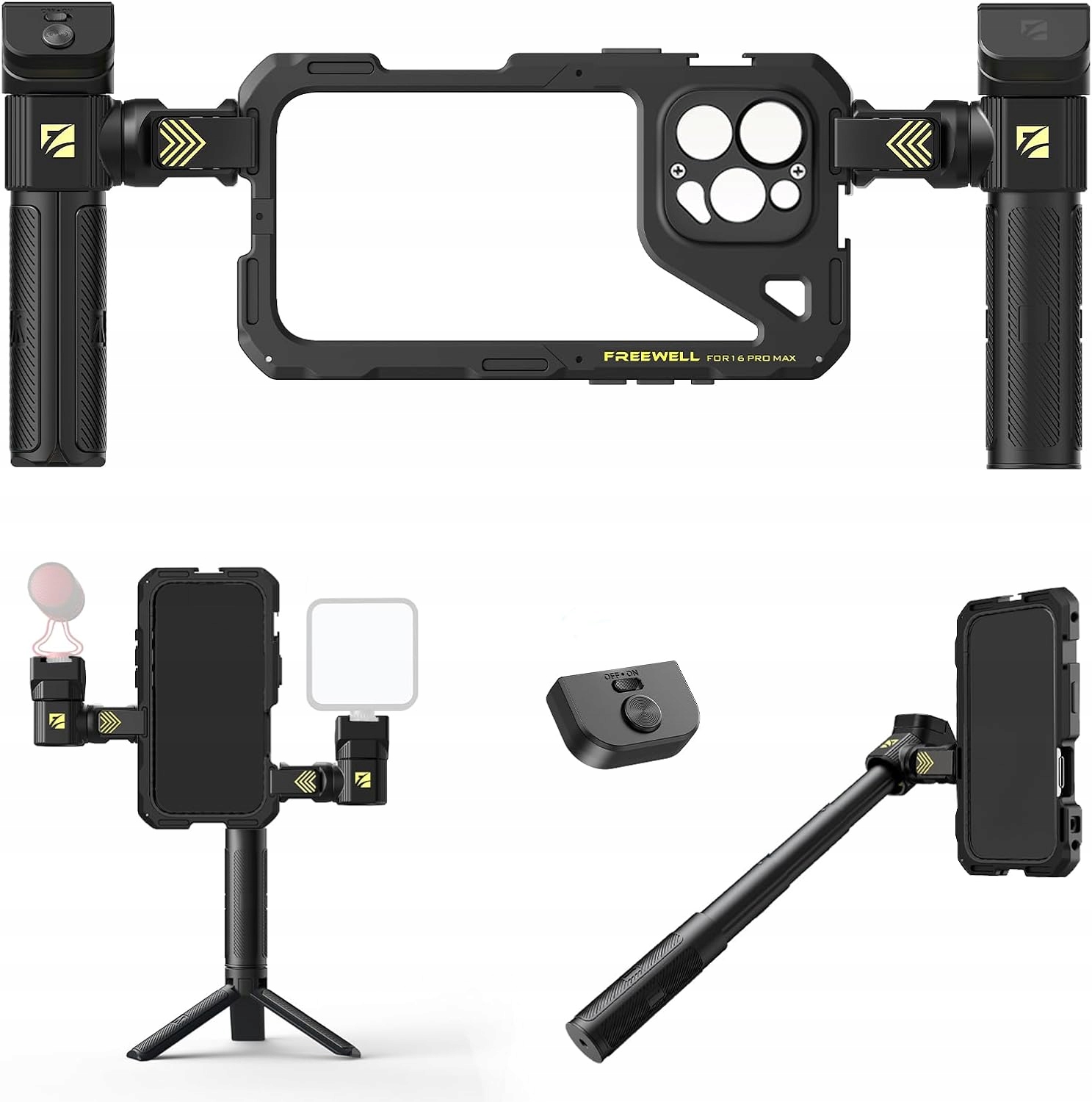 iPhone'a 16 Pro Max wielofunkcyjny statyw i uchwyty monopod