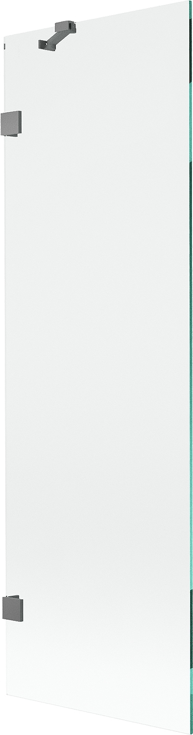 Mexen Lunar vanová zástěna 1-křídlová 60 x 150 cm, transparentní, gun metal