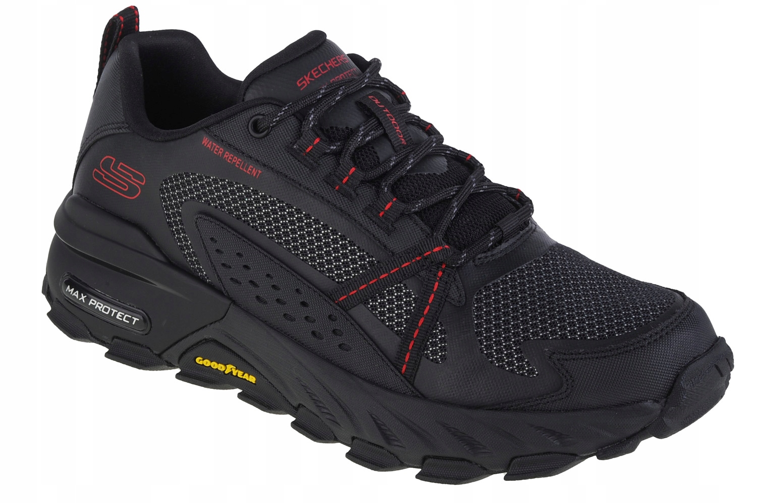 Męskie buty trekkingowe Skechers 237303-BKRD 48,5