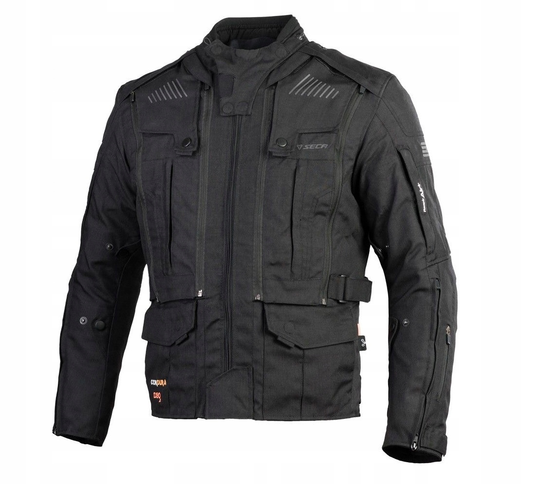 Seca Strada Evo Black Kurtka motocyklowa