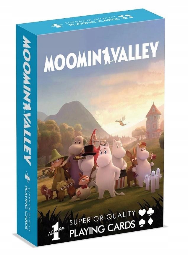 Waddingtons no.1 Muminki DZIECIĘCA KARCIANKA Rozgrywka RYWALIZACJA Gra SET