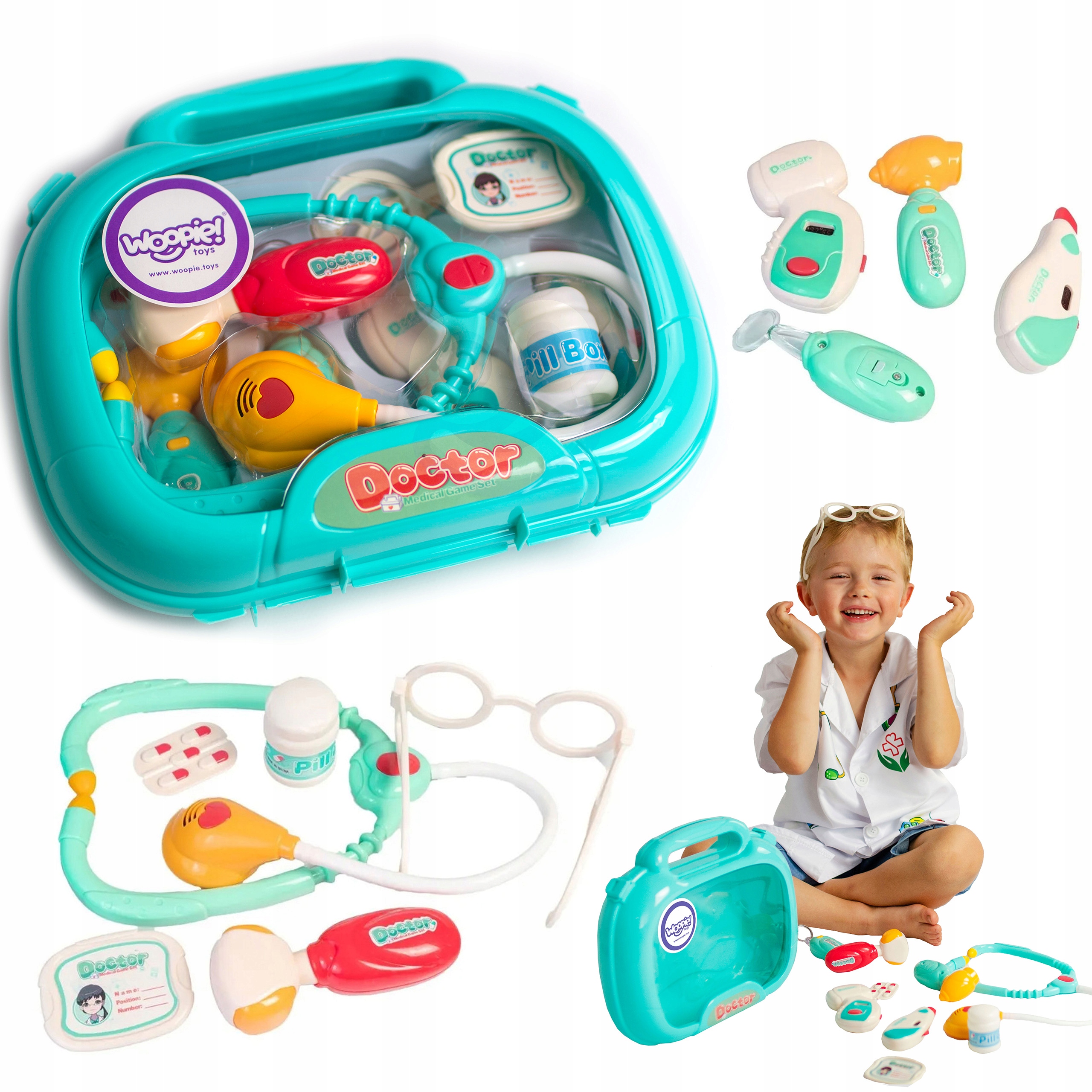 

Woopie Mały Lekarz Doktor Zestaw W Walizce Akc.